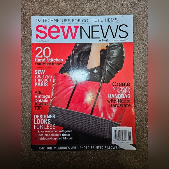 Sew News Magazine Bundle Apri/May & June/July 2013 - Picture 3 of 6